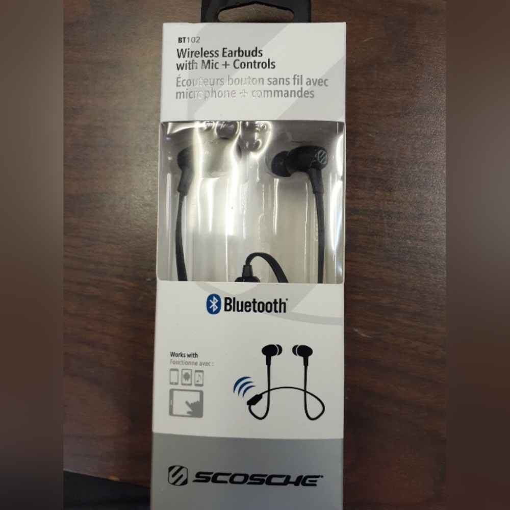 SCOSCHE WIRELESS EAR BUDS w Mic